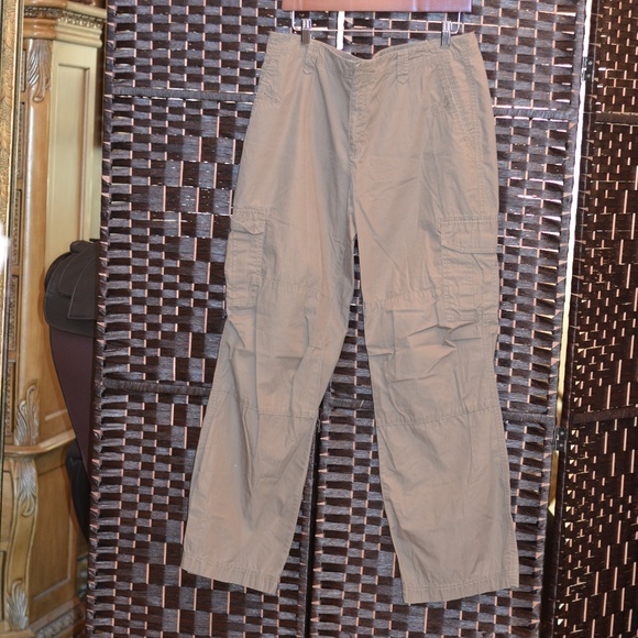 100% Cotton Eddie Bauer Vashon Fit SZ 14 Cargo Pants - Picture 1 of 7